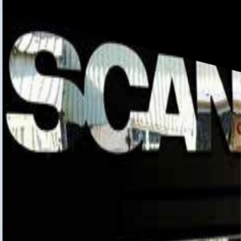 SCANIA, ÖN GÖGÜS YAZI, BASKILI ORTA, (R 2006-2009)