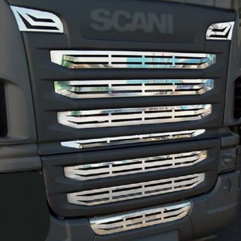 SCANIA, KROM ÖN PANJUR, ÇİZGİLİ, G-420 - (2010-2013)