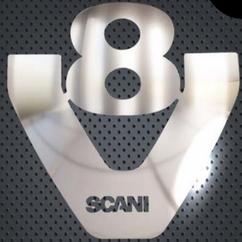SCANIA V8 Yazısı (Orta) ALL MODEL