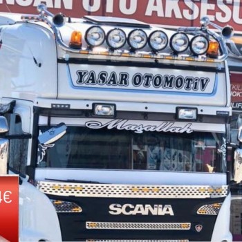 SCANIA TOPLINE Tavan Sis Boru uzun